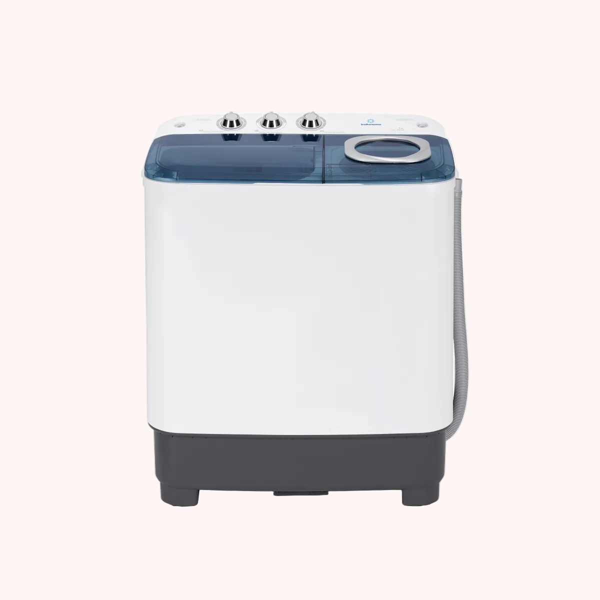 Lavadora Indurama 7Kg/15Lb Blanca Semiautomática / LRI-7BLSA