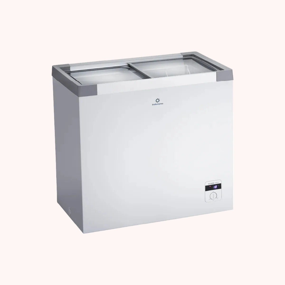 Congelador Indurama Horizontal 204 Litros Tapa de Vidrio / TS CI-199 TV BL