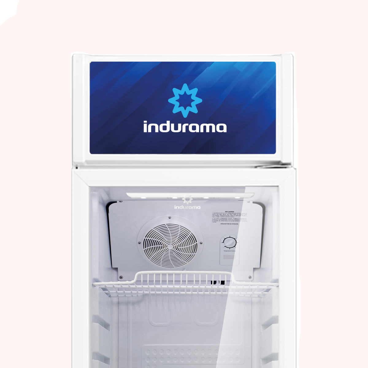 Vitrina Indurama  Blanco Comercial 216Lt /VFV-211