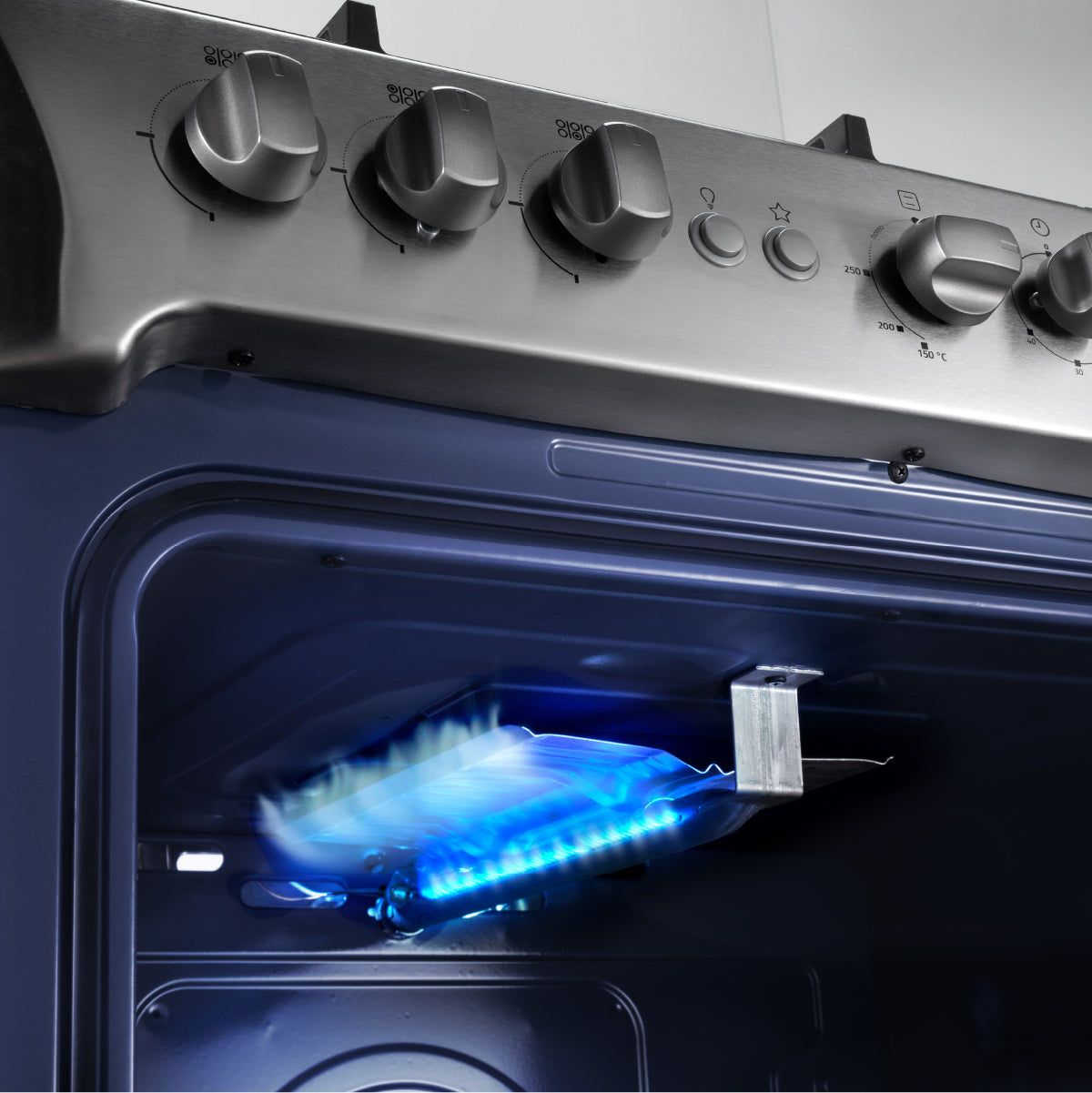 Estufa Con Horno Indurama Cocina a gas de 30", 6 quemadores,  / Galicia Zafiro Croma