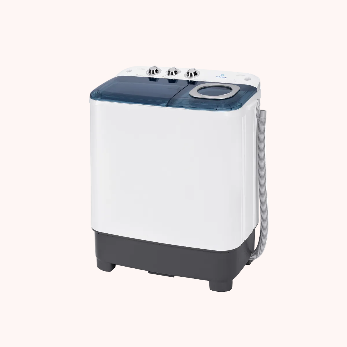 Lavadora Indurama 7Kg/15Lb Blanca Semiautomática / LRI-7BLSA