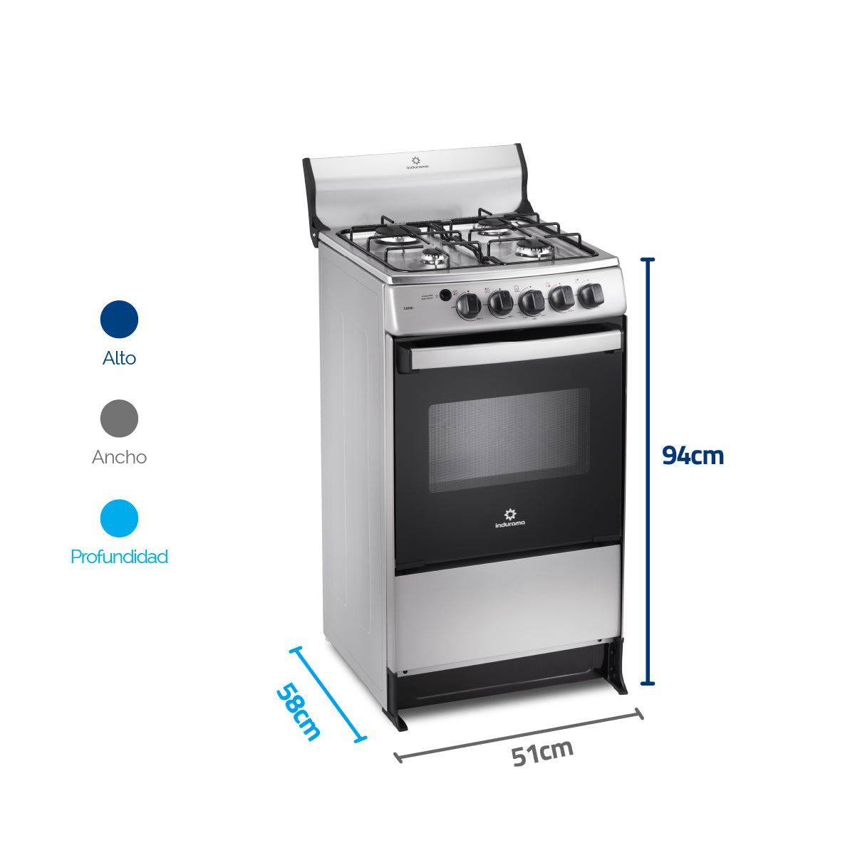 Cocina IND Capri Gris C20 Col CAPRI C20 COL
