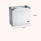 Congelador Indurama Horizontal 204 Litros Tapa de Vidrio / TS CI-199 TV BL