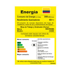 Estufa Cádiz Spazio Plus 20"  4 Puestos y horno /  CADIZ SPAZIO PLUS CROMA C20