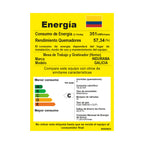 Estufa Con Horno Indurama Cocina a gas de 30", 6 quemadores,  / Galicia Zafiro Croma