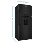 Nevera No Frost 415 L Brutos Grafito Mabe - RMP415GCG