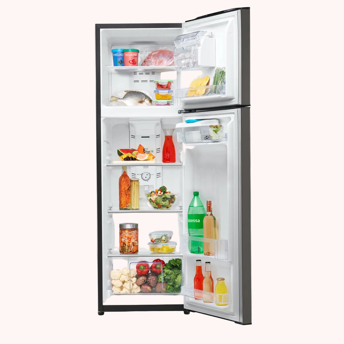 Nevera No Frost 247 L Brutos Grafito Mabe / RMA247PJCG