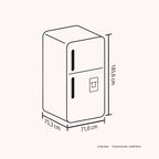 Nevera Haceb No Frost 448 Litros Inverter Manija Externa Inox / NEV ALC 448 SE PD ME INOX INV
