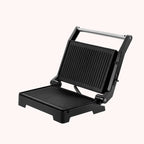 Asador Grill Kalley K-SG180 Superficie Antiadherente Sanduchera Panini 1000W Apertura 180°