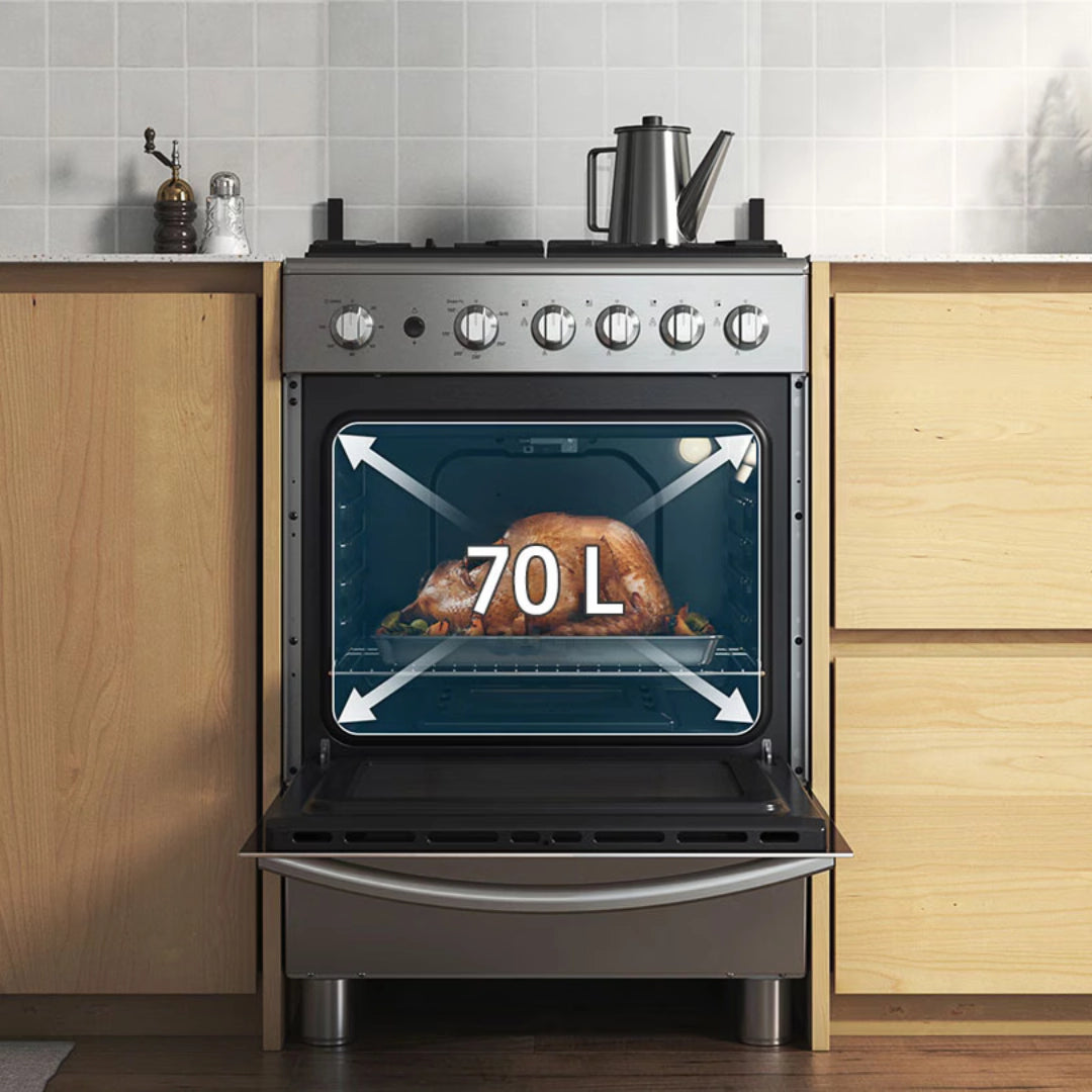 Estufa de Piso Samsung 4 Puestos a GAS HORNO 70 Litros - NX24BG45411VCO