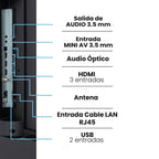 Televisor Challenger 50 pulgadas 4K Smart Google TV UHD 50KG85 BT T2 - UHD 50KG85 BT GOOGLE T2