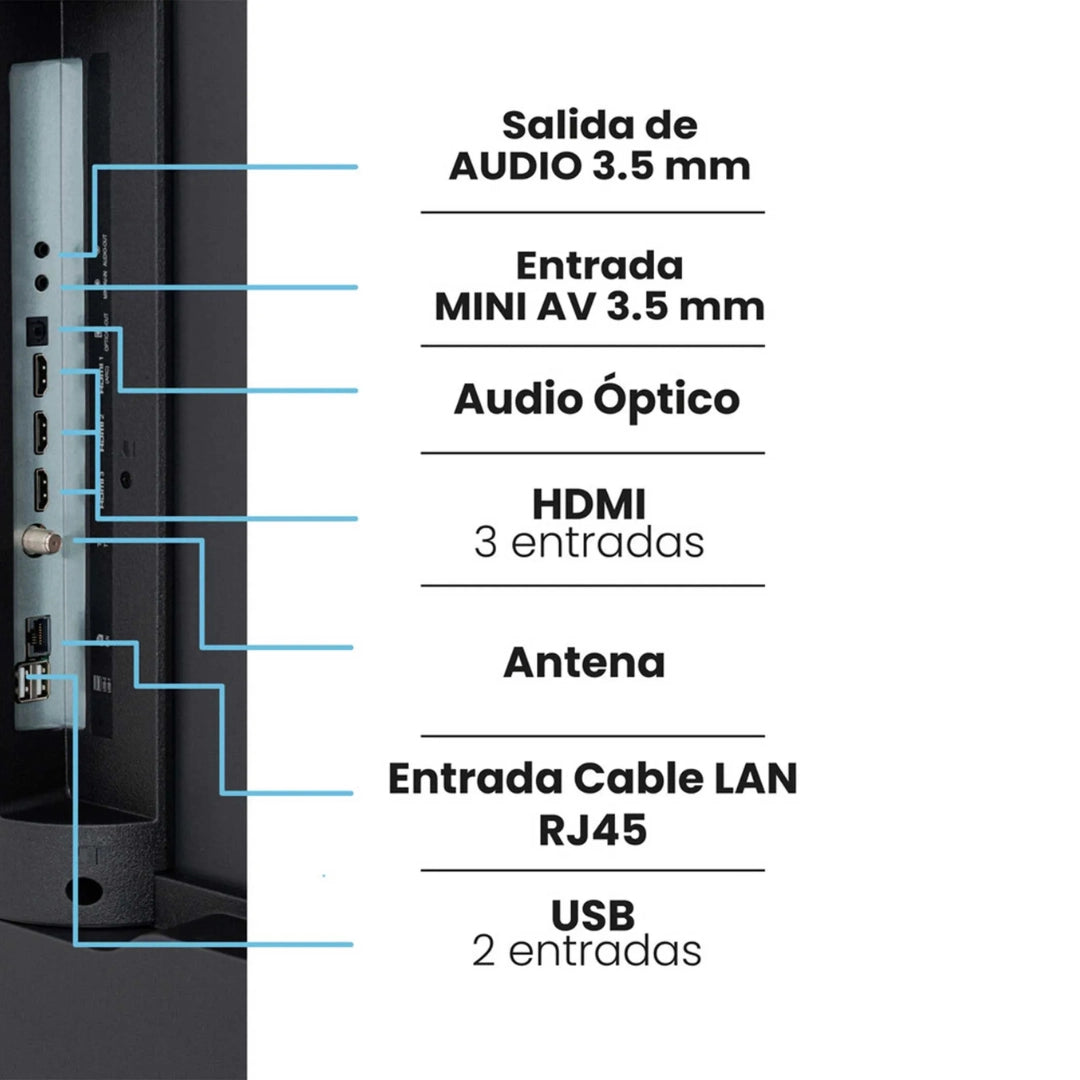 Televisor Challenger 50 pulgadas 4K Smart Google TV UHD 50KG85 BT T2 S - UHD 50KG85 BT GOOGLE T2