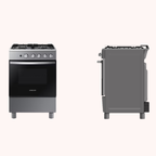 Estufa de Piso Samsung 4 Puestos a GAS HORNO 70 Litros - NX24BG45411VCO