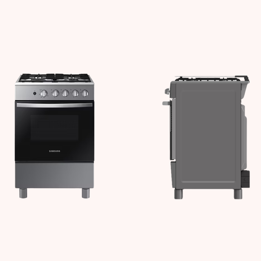 Estufa de Piso Samsung 4 Puestos a GAS HORNO 70 Litros - NX24BG45411VCO