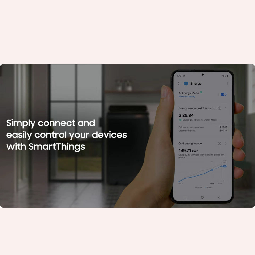 Lavadora Samsung Wa80F17S8Bco Inteligencia Artificial 17kg - WA80F17S8BCO