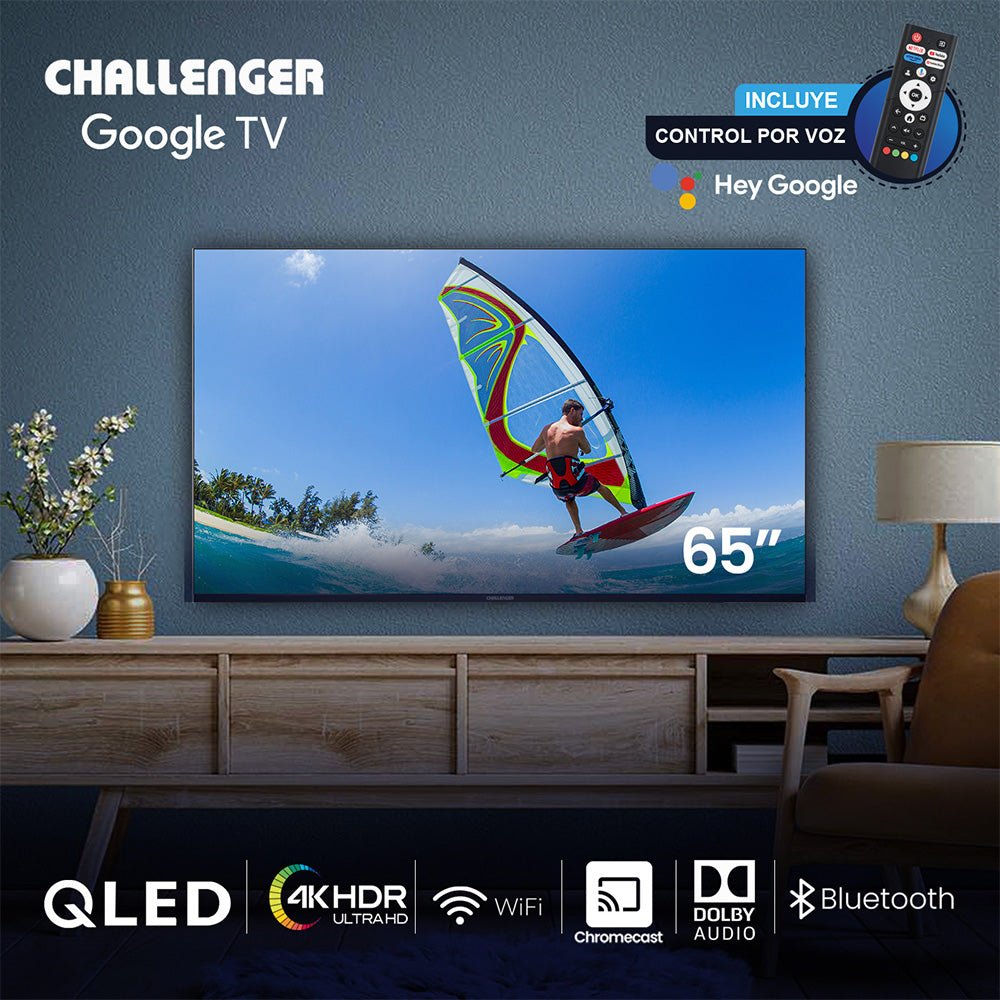 Televisor QLED 65" Google TV - QLED 65KG290 BT  T2