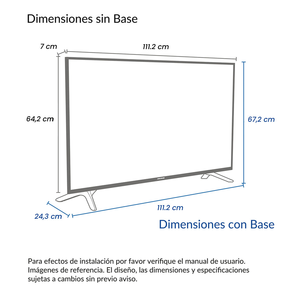 Televisor Challenger QLED 50" Google TV TV 50" -  QLED 50KG190 BT  T2