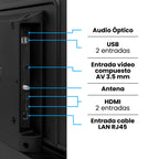 Televisor Challenger 32" HD Google TV - LED 32KG90BT  T2