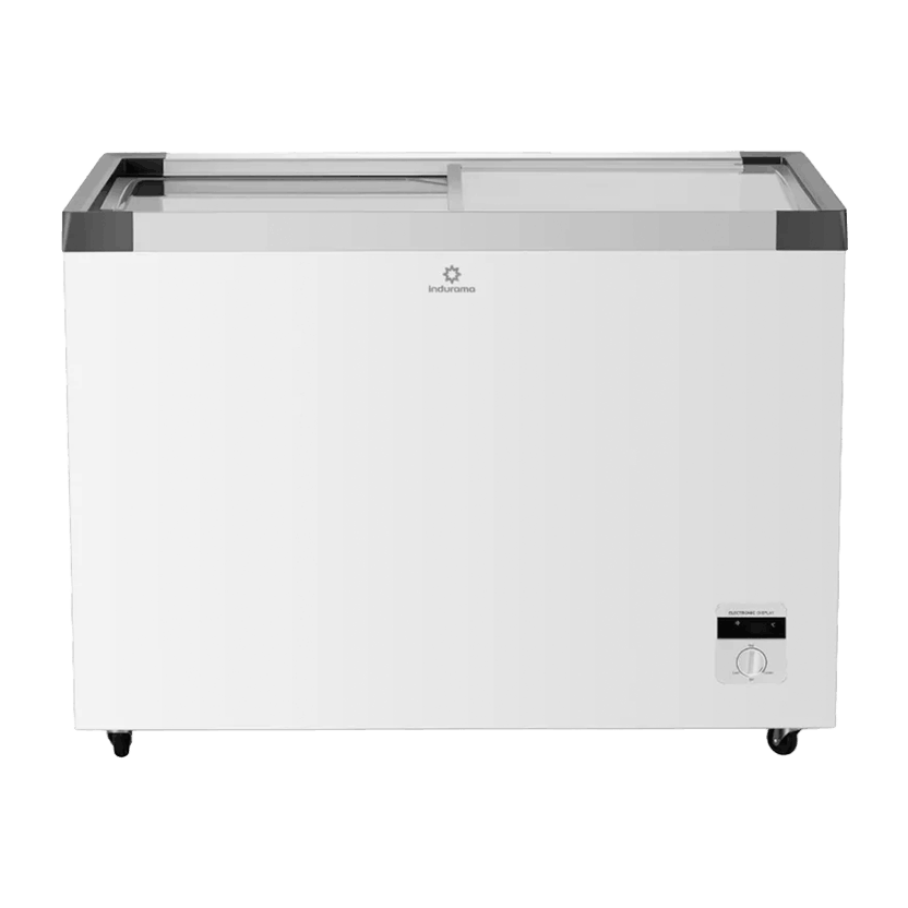 Congelador Indurama Tapa Vidrio 306 Litros Digital