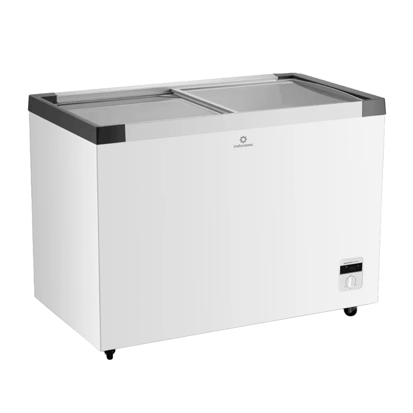 Congelador Indurama Tapa Vidrio 306 Litros Digital
