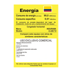 Congelador Indurama Tapa Vidrio 306 Litros Digital