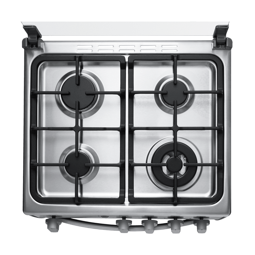 Estufa Indurama a Gas Mérida Quarzo Home 4 quemadores 24" croma Gris