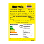 Estufa Indurama Murcia Quarzo Home 5 Quemadores C32 Gris