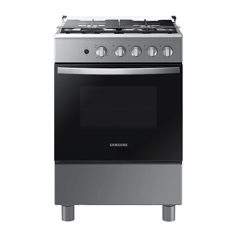 Estufa Samsung de Piso Horno y Quemador Rápido 4 Puestos con Doble Sistema de Seguridad