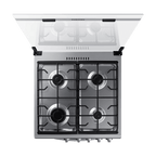 Estufa Samsung de Piso Horno y Quemador Rápido 4 Puestos con Doble Sistema de Seguridad