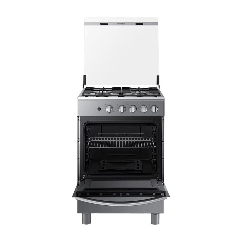 Estufa Samsung de Piso Horno y Quemador Rápido 4 Puestos con Doble Sistema de Seguridad