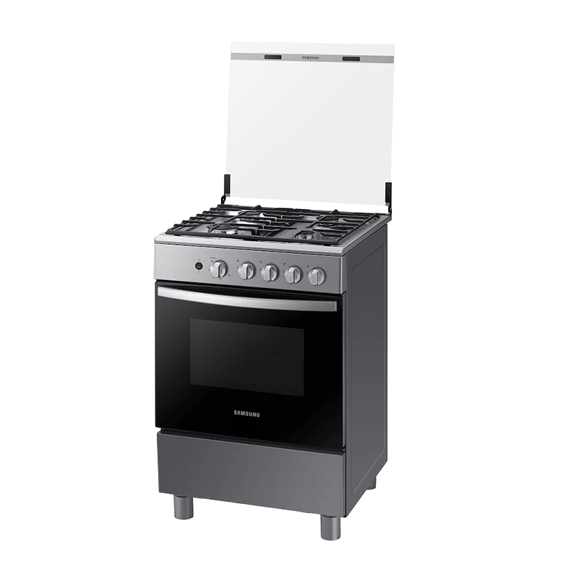 Estufa Samsung de Piso Horno y Quemador Rápido 4 Puestos con Doble Sistema de Seguridad