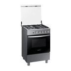 Estufa Samsung de Piso Horno y Quemador Rápido 4 Puestos con Doble Sistema de Seguridad