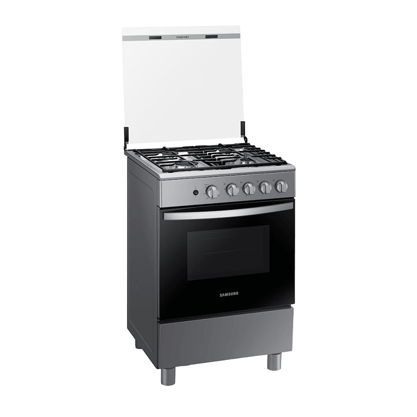 Estufa Samsung de Piso Horno y Quemador Rápido 4 Puestos con Doble Sistema de Seguridad
