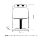 Freidora de aire Haceb 4.2 L – Negra