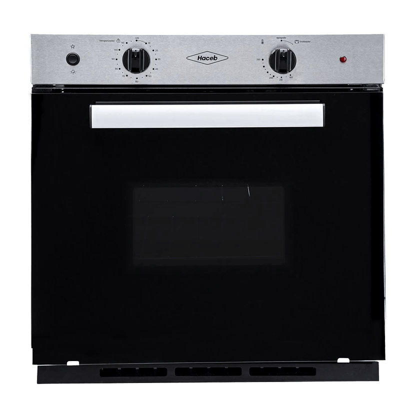 Horno mixto 60 cm PA inox negro gas natural 120V Haceb