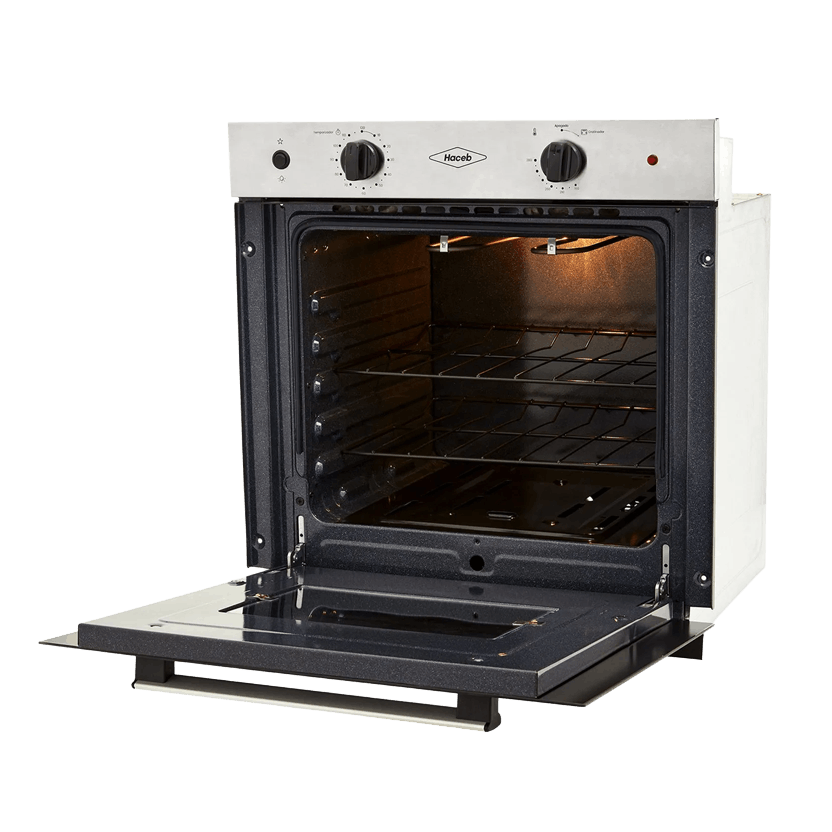 Horno mixto 60 cm PA inox negro gas natural 120V Haceb