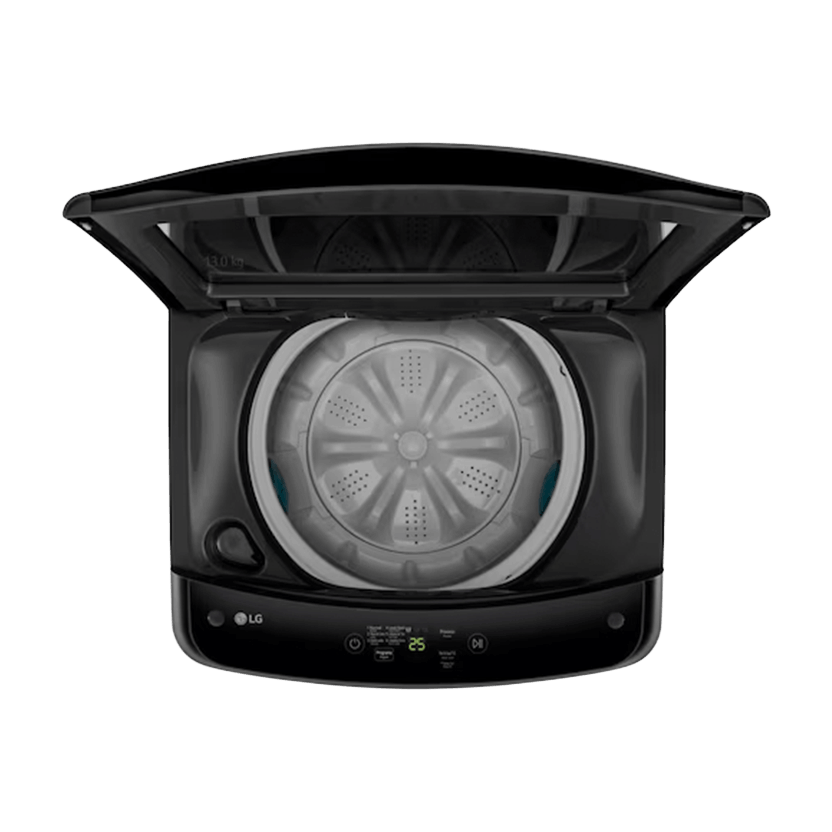 Lavadora LG Carga Superior 13Kg Negro TurboDrum