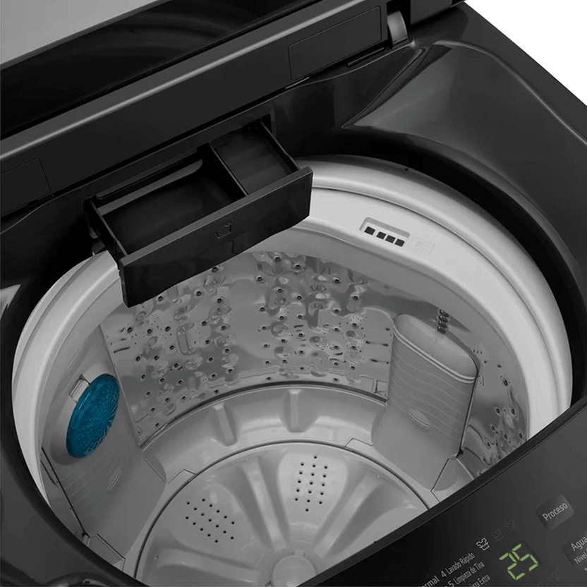 Lavadora LG Carga Superior 13Kg Negro TurboDrum