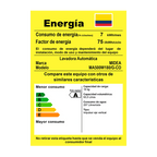 Lavadora Midea Automática Carga Superior 18Kg Vortex Wash Impeller Gris