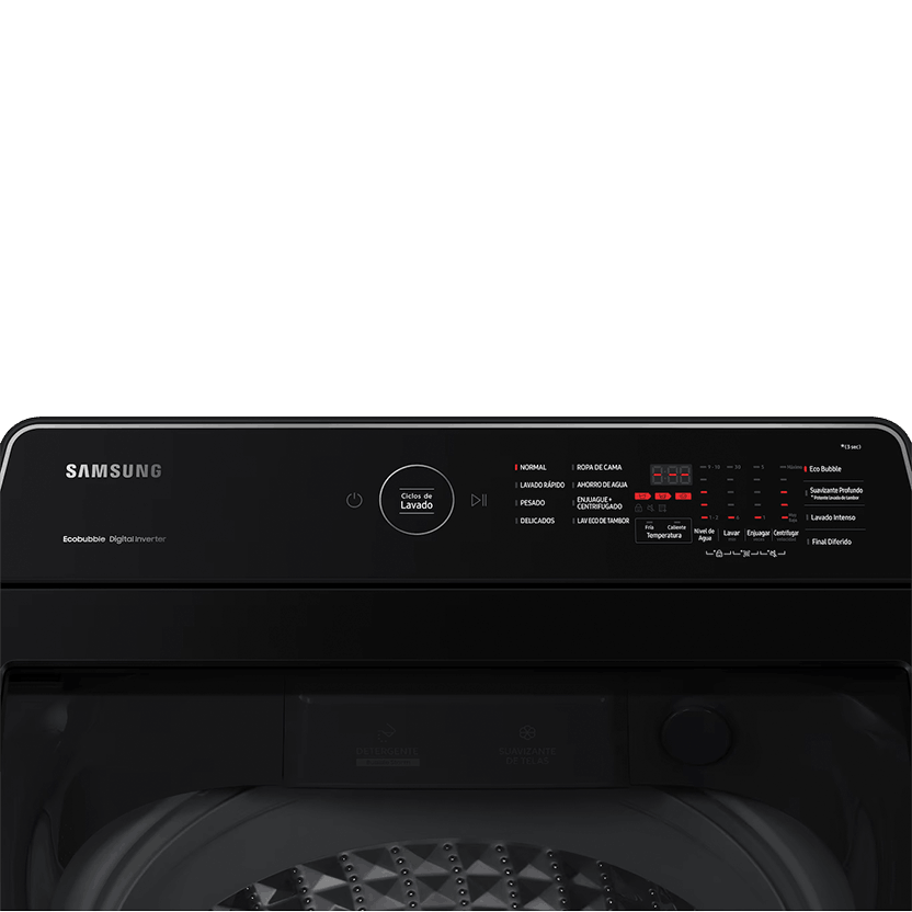 Lavadora Samsung Carga Superior 13 Kg Con Ecobubble