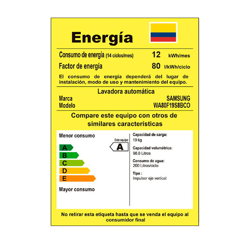 Lavadora Bespoke Carga Superior AI Wash 19Kg