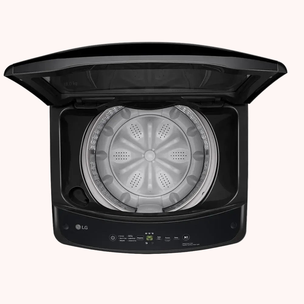 Lavadora LG Carga Superior 13Kg Negro TurboDrum / WT13NVTB.DNBECOL