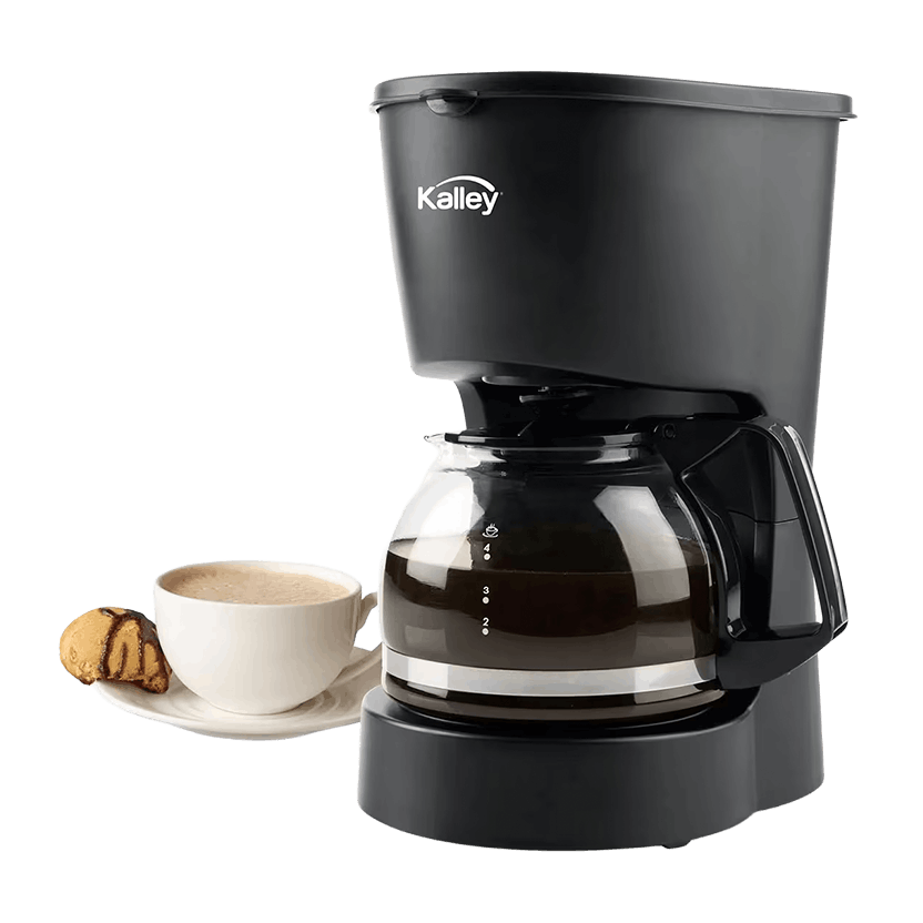 Cafetera KALLEY 4 Tazas Negro