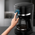 Cafetera Midea de Goteo Negra Digital 2.5L - 10 Tazas