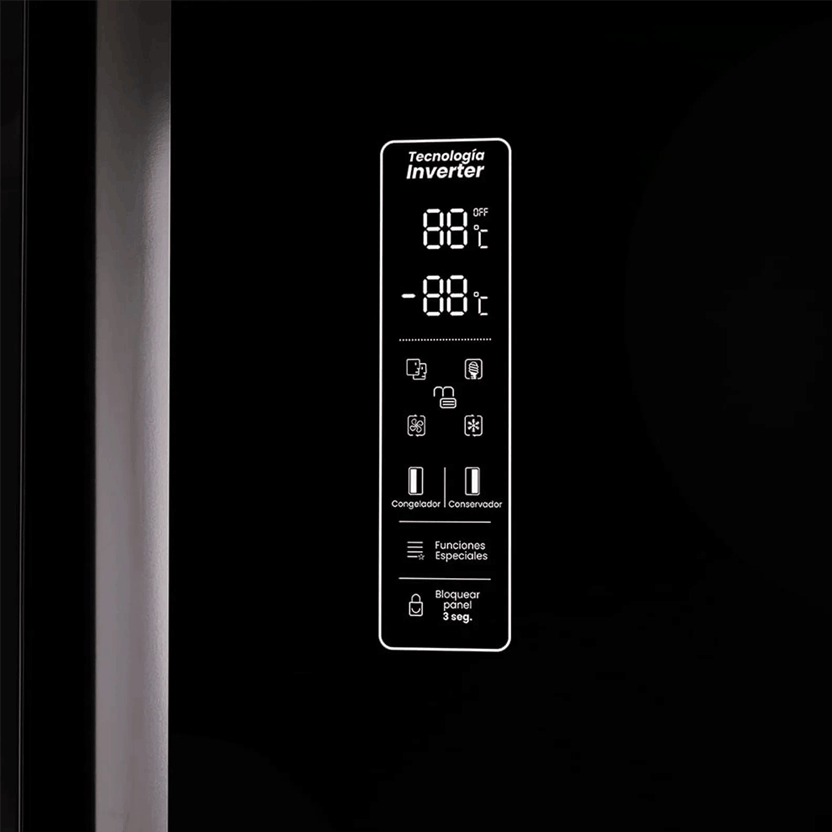 Nevecon Haceb 480 Litros Cristal Negro