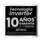 Nevecon Haceb 480 Litros Cristal Negro
