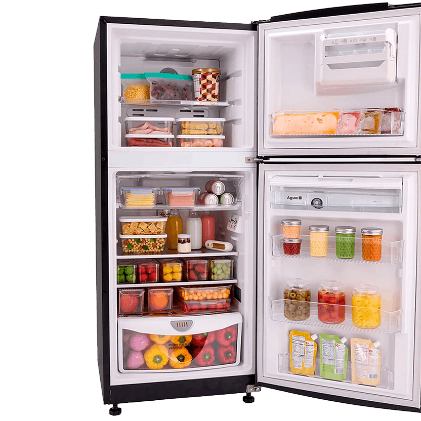Nevera Haceb No Frost 243 Litros Manija Externa Negro Cósmico Inverter
