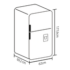 Nevera Haceb No Frost 311 Litros Inverter Manija Integrada