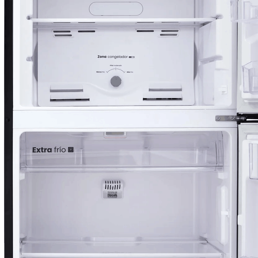 Nevera Haceb No frost 404 litros Manija Externa Negro Esmeralda