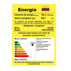 Nevera Haceb No frost 404 litros Manija Externa Negro Esmeralda